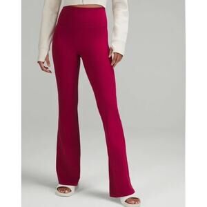 Lululemon Groove Nulu Super-High-Rise Flared Pant Regular - Pomegranate - 6